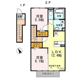 セジュール東雲の物件間取画像